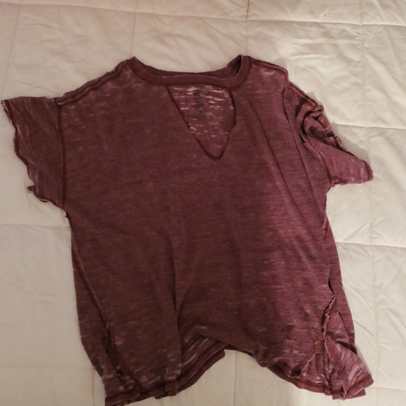 Free people v neck t shirt sz m - Picture 3 of 5